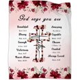 thumbnail image 1 of Christian Gifts for Women, Mothers Day Blanket Gifts for Mom Aunt Grandma Religious Gifts Blanket for Women Inspirational Birthday Gift for Women Female 50"x60", 1 of 6