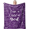 Christian Gifts for Women Religious Gifts Blankets I Am A Child of