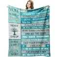 thumbnail image 1 of Christian Gifts for Women - Religious Gifts Blankets - I Am A Child of God Throw 60"X50" - Christian Gift Prayer Blanket - Christian Christmas Birthday Gifts - Bible Verses Catholic Gifts, 1 of 5