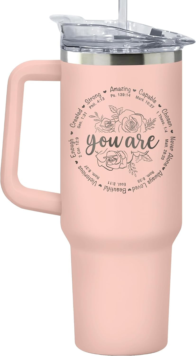 Christian Gifts for Women - Religious Gifts for Women - Birthday Gifts for Mom, Grandma, Sister, Friend, Coworker - Christmas Gifts for Women - Inspirational Spiritual Catholic Gifts - 40 Oz Tumbler