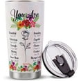thumbnail image 1 of Christian Gifts for Women. Spiritual Gifts, Inspirational Religious Gift for Women. Birthday Gifts for Women. Christmas, Mother''s Day Gifts for Mom Grandma. Stainless Steel 20 oz Mug Tumbler, 1 of 6