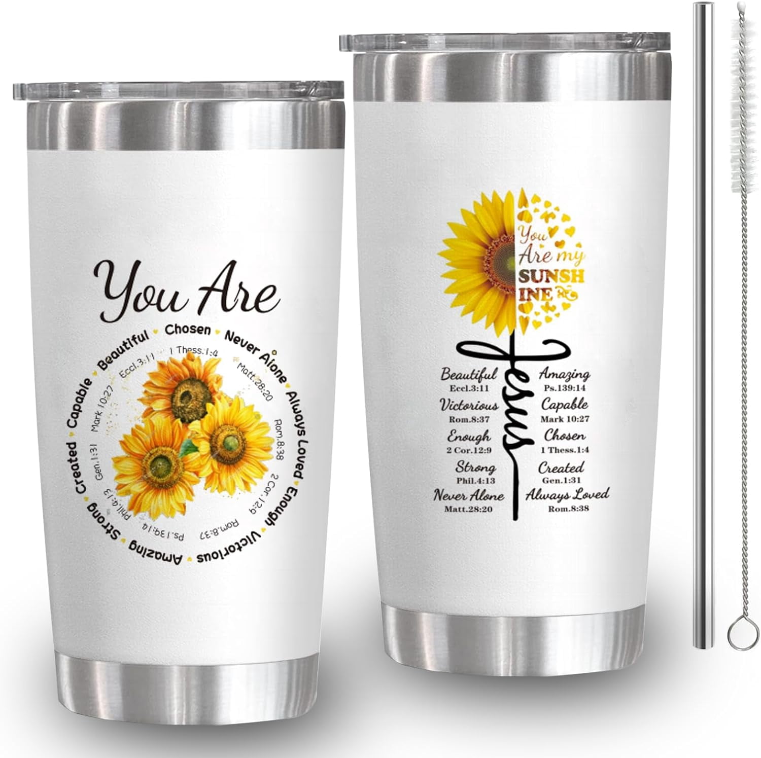 Handmade Crochet Sunflower With "Good Vibes Only" Card - Inspirational Gift For Women, Home Decor