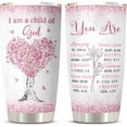 thumbnail image 1 of Christian Gifts for Women Tumbler, Religious Graduation Gifts for Women - Inspirational Religious Gifts - Birthday Gift for Christians, Catholic Spiritual Gift for Women Cup 20oz, 1 of 6