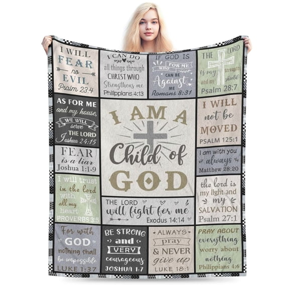 Christian Gifts for Men Women Blanket 50x40