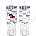 thumbnail image 1 of Christian Gifts for Women - Christian 40oz Tumbler Travel Cup - Birthday, Christmas Gifts for Women - Religious, Self Care Inspiration Gifts, 1 of 6