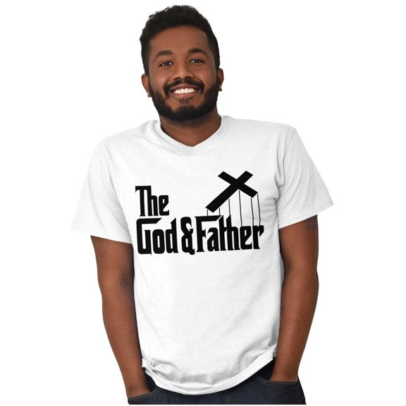 Christian God and Father Cross Plus Size Crewneck Graphic Tee Shirt Brisco Brands 3X