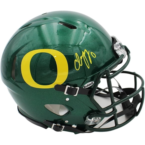 Christian Gonzalez Autographed/Signed Oregon Speed Pro Football Helmet