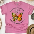 thumbnail image 1 of Christian Goodness of God Butterfly Floral Faith Graphic T-Shirt, Heliconia, Size 2XL, 1 of 6