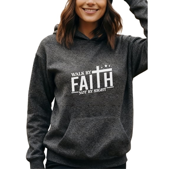 Christian Gospel Hoodie for Men Women, Faith Pullover Hooded Sweatshirt, Cozy Cotton Poly Blend, Inspirational Casual Outfit