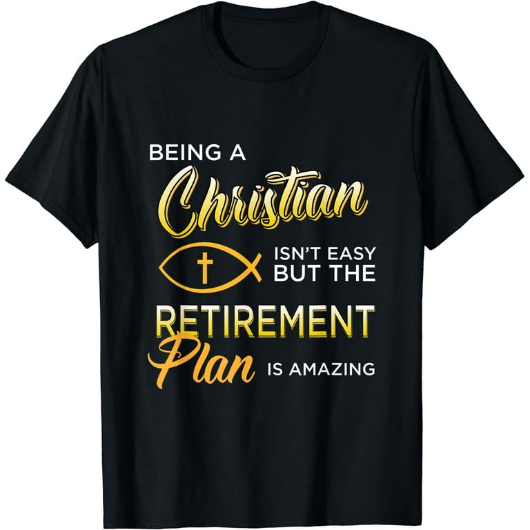 Christian Gospel and Bible Phrase for our Lord Jesus T-Shirt Black
