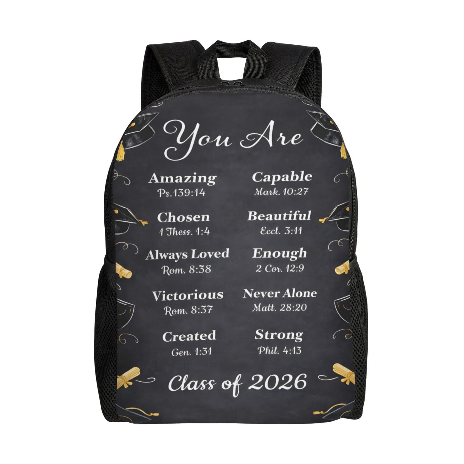 Christian Graduation Backpack Large Capacity Laptop Bag for 