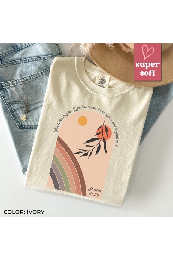 Christian Graphic Faith R4 Rainbow T-Shirt All Size S-3XL