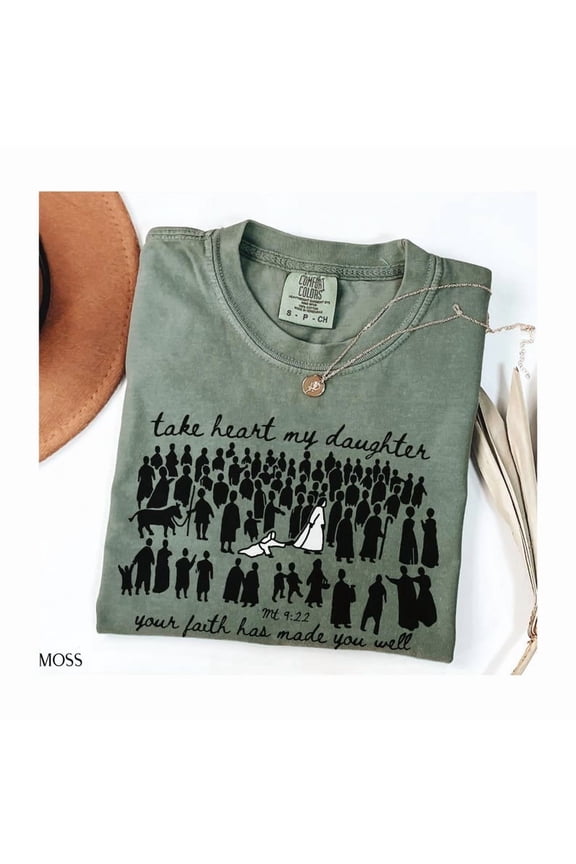 Christian Graphic TShirt, Scripture Verse Shirt, Bible Verse Shirt, Woman Touches Jesus Christian Shirt For Women, Jesus Shirt Faith Shirt