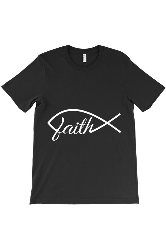 Christian Graphics Faith Funny Jesus Fish Ichthys Ichthus Religious H35472 Unisex T-Shirt, Up to 5XL Available