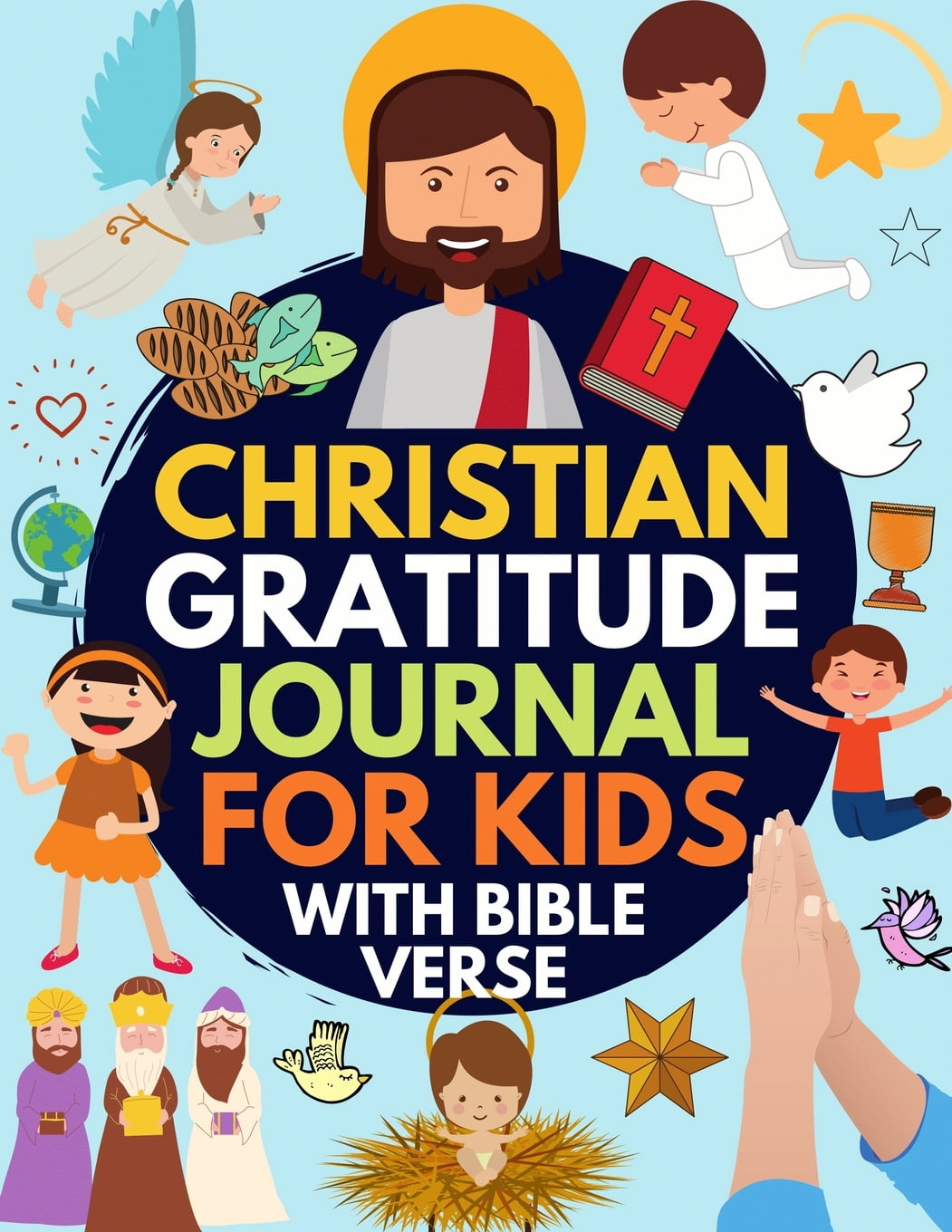 Gratitude Journal with Prompts & Scripture for Adults