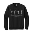 thumbnail image 1 of Christian Halloween Sweatshirt, Dancing Skeleton Dry Bones Come Alive, Bible Verse Faith Pullover, 1 of 3