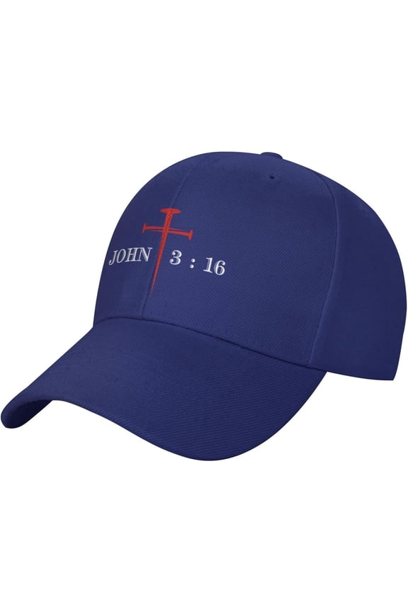 Christian Hat John 3 16 for God So Loved The World Scripture Jesus 2024 Christ Cross Baseball Cap Dad Tracker Hat