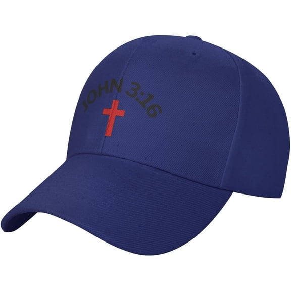 Christian Hat John 3 16 for God So Loved The World Scripture Jesus 2024 Christ Cross Baseball Cap Dad Tracker Hat