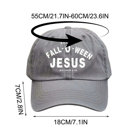 Christian Hats for Men Women Jesus Baseball Caps Faith Religious Gifts for Halloween Thanksgiving Christmas