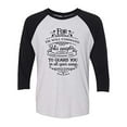thumbnail image 1 of Christian He Will Command His Angels.Psalm 91:11 Ladies Baseball Tee-Black-Medium, 1 of 4
