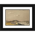 thumbnail image 1 of Christian Heinrich Grosch 14x11 Black Ornate Wood Framed Double Matted Museum Art Print Titled: Middelfart (1763 - 1843), 1 of 5
