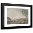 thumbnail image 1 of Christian Heinrich Grosch 14x12 Black Modern Framed Museum Art Print Titled - Christiania, from Toyen (1762 - 1800), 1 of 5