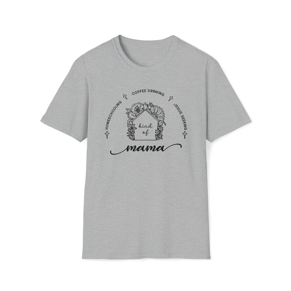Christian Homeschool Mama, Gildan Unisex Softstyle Shirt, Graphic Tee-S-3XL