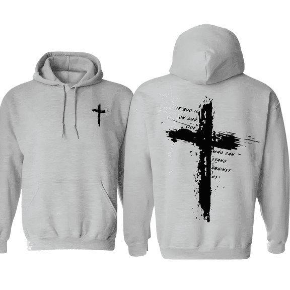 Christian Hoodie Men Jesus Lover Sweatshirt, Faith Graphic Hoodie for Adult Men
