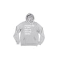 thumbnail image 1 of Christian Hoodie, Proverb A Day Keeps Satan Away, Christian Gift, Jesus Hoodie, Proverbs, Christian Apparel, Unisex Fit, Gift For Her, Jesus, Grey (White Text), SMALL, 1 of 1