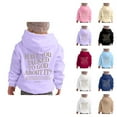 thumbnail image 1 of Christian Hoodies for Girls Have You Talked To God About It Cute Graphic Hooded Sweatshirt with Pockets Pullover Tops, 1 of 7