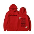 thumbnail image 1 of Christian Hoodies for Girls Kids Faith Trust In The Lord Graphic Hooded Sweatshirt Preppy Pullover Tops, Red 4-5 Years, 1 of 4