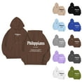 thumbnail image 1 of Christian Hoodies for Men 2025 Bible Verse Graphic Hoodie with Pockets Hooded Sweatshirt Pullover Tops, 1 of 7