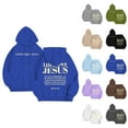 thumbnail image 1 of Christian Hoodies for Men 2025 Love Like Jesus Hoodie Long Sleeve Hooded Sweatshirt with Pockets Pullover Mens Hoodies, 1 of 6