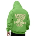 thumbnail image 1 of Christian Hoodies for Men Jesus Loves You Letter Graphic Faith Sweatshirt Y2K Oversized Long Sleeve Hooded Pullover, 1 of 7