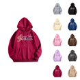 thumbnail image 1 of Christian Hoodies for Women 2025 Fall Winter Long Sleeve Jesus Hooded Sweatshirt with Pockets Pullover Tops, 1 of 4