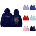thumbnail image 1 of Christian Hoodies for Women 2025 God Is Good All The Time Hoodie with Pockets Hooded Sweatshirt Pullover Tops, 1 of 5