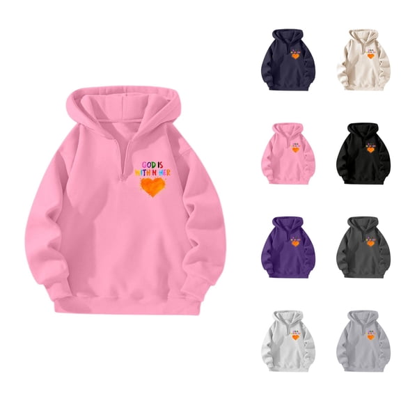 Christian Hoodies for Women 2025 God Is Within Her She Will Not Fall Cute Y2K Hoodie Hooded Sweatshirt Women Pullover