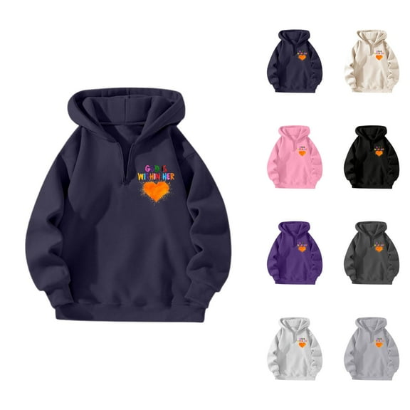 Christian Hoodies for Women 2025 God Is Within Her She Will Not Fall Cute Y2K Hoodie Hooded Sweatshirt Women Pullover