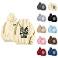 thumbnail image 1 of Christian Hoodies for Women 2025 It's Never Luck It's Always God Hoodie with Pockets Hooded Sweatshirt Pullover Tops, 1 of 8