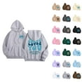 thumbnail image 1 of Christian Hoodies for Women 2025 Jesus Hoodie Long Sleeve Y2K Hoodies with Pockets Hooded Sweatshirt Pullover Tops, 1 of 8