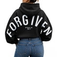thumbnail image 1 of Christian Hoodies for Women Forgiven Sweatshirt Vintage Faith Hoodie Black 2XL, 1 of 6
