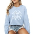thumbnail image 1 of Christian Hope Is Born Christmas Sweatshirt Women Long Sleeve Fashion Graphic Shirts Cozy Weather Lover Pullover Tops, 1 of 4