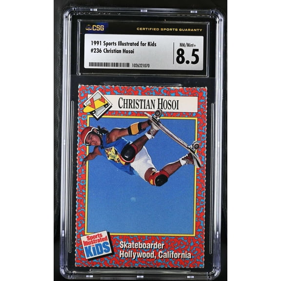 Christian Hosoi 1991 SI for Kids skateboarding RC CSG 8.5