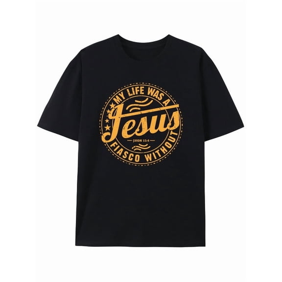 Christian Humor: My Life Was a Fiasco Without Jesus T-shirt