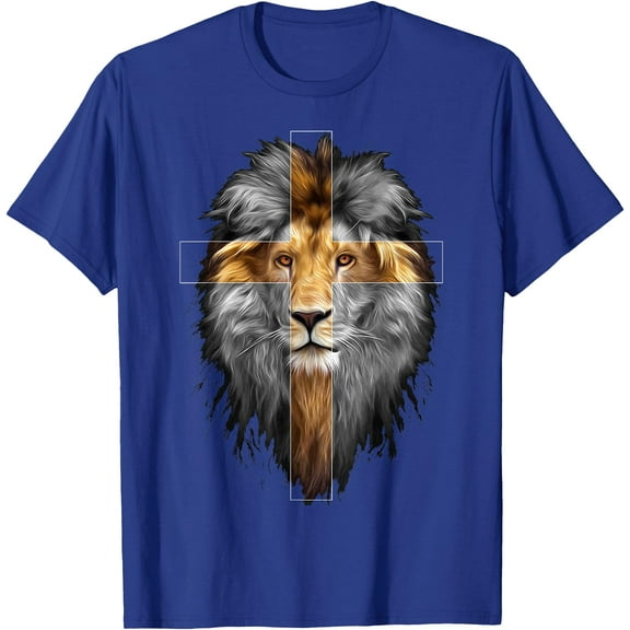 Christian Inspiration Jesus Lion of Judah Unisex T-Shirt for Men Women Kids