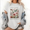thumbnail image 1 of Christian Inspirational Print T-Shirt - "He Makes Everything Beautiful" Scripture Graphic Tees with Floral & Butterfly Faith Apparel(S-5XL), 1 of 5