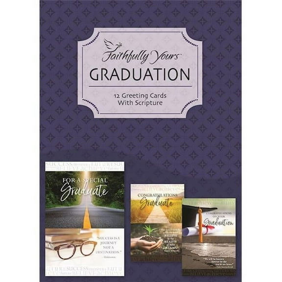 Christian Inspirations 329288 Graduation Blessings Boxed Card - Box of 12