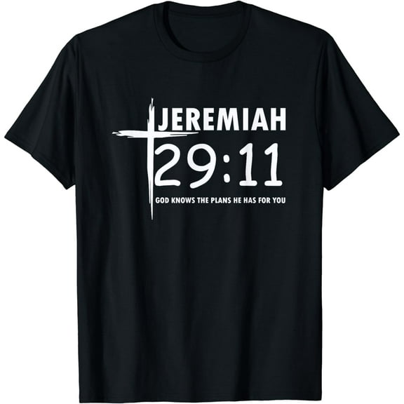 Christian Jeremiah 29:11 Bible Verse T-Shirt T-Shirt