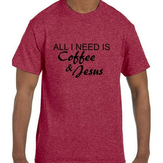 Christian Jesus All I Need Is Coffee & Jesus T-Shirt