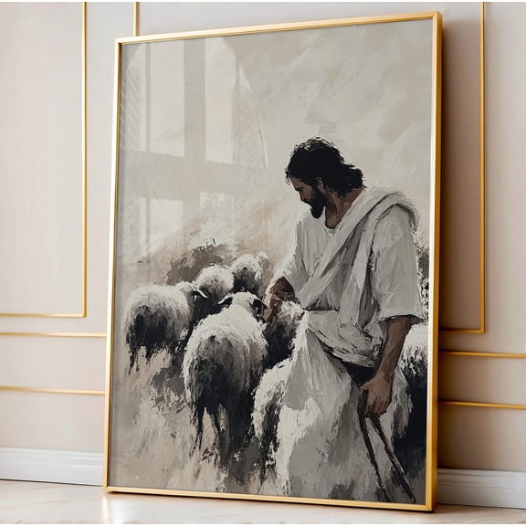 Christian Jesus Art Lover Religion First Communion Confirmation, Unframed Poster